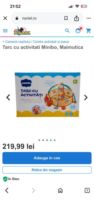 Centru de activitati bebe Noriel