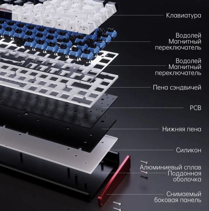 Клавиатура Ajazz alux 68 plus