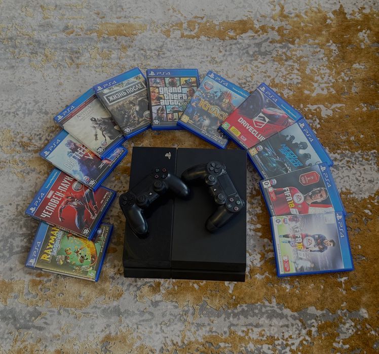ps4,11 игр,2 геймпада