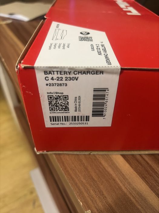 Зарадно Hilti C4 -230v ново