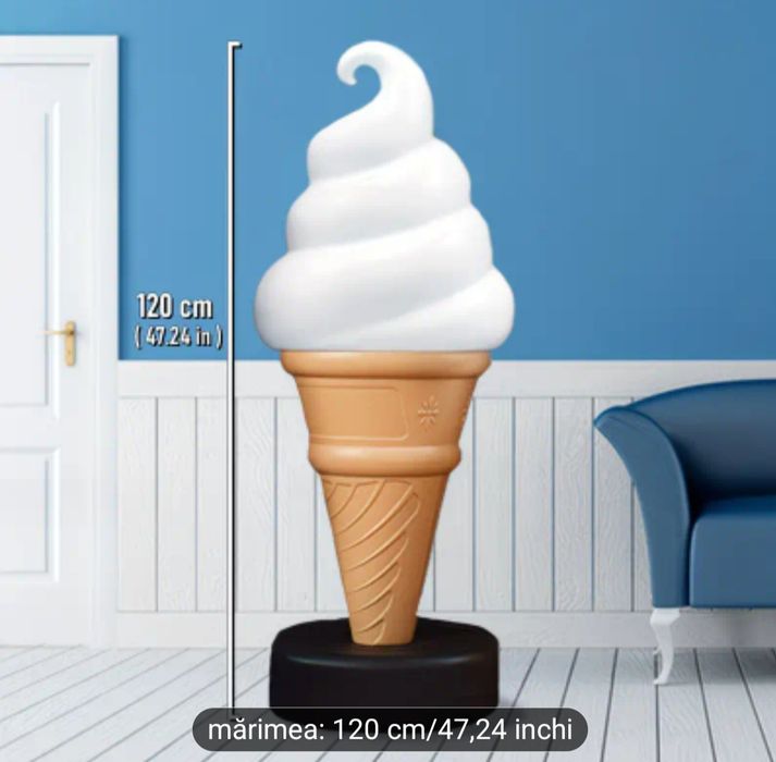 Reclama inghetata modele mari  3 D