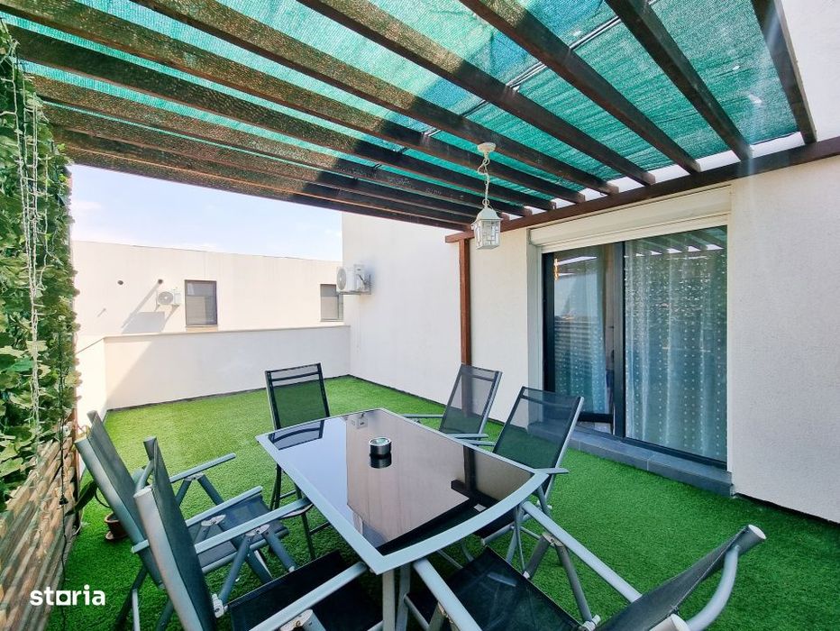 Penthouse cu terasa generoasa si parcare privata aproape de plaja