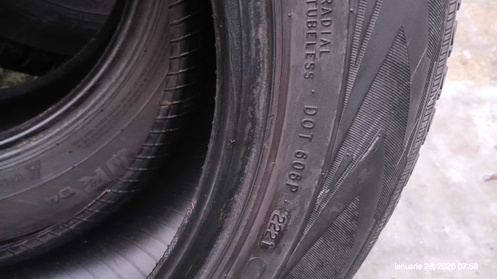 Set anvelope iarna Nokian WR D4 195/65/R15 rulate dar in stare buna