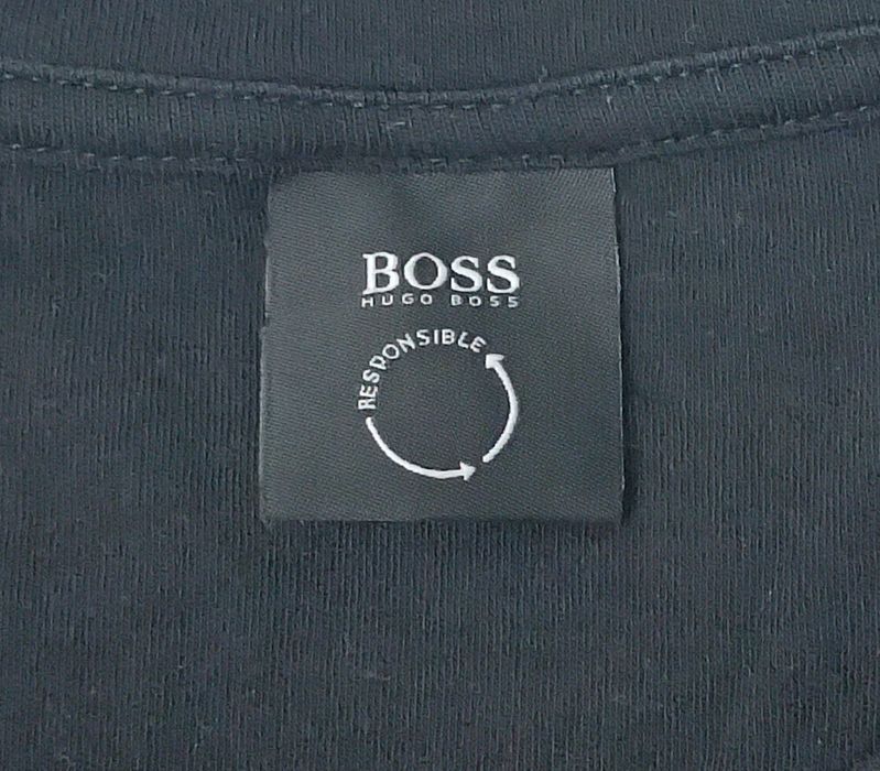 Hugo Boss оригинална блуза L Бос черна памучна фланелка