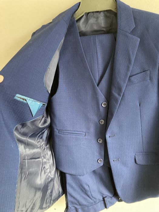 Костюм синий школьный