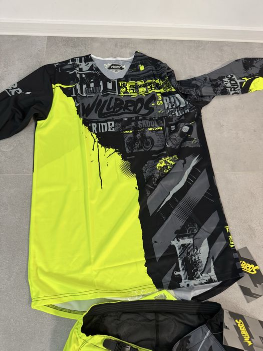 Combo combinezon atv moto enduro motocross bluza si pantalon