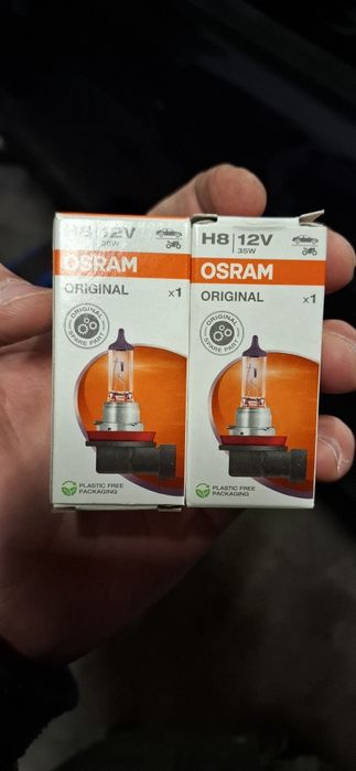 2 бр. Крушки H8 OSRAM за автомобил