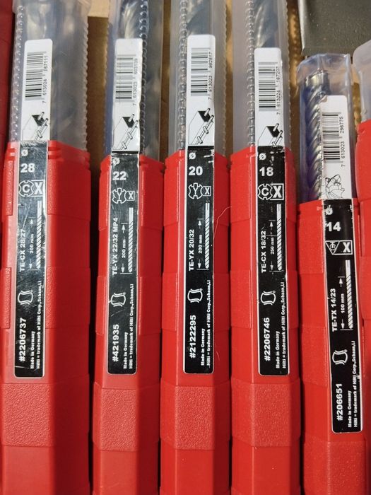 Hilti свредла, секачи и лопатки