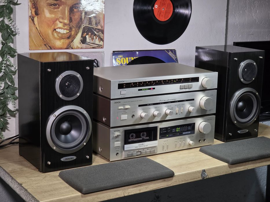 Linie audio DENON, amplificator pma-717, deck dr-171, tuner ,boxe hifi