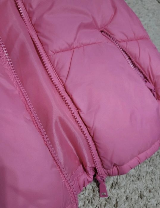 Vestă cu puf, roz