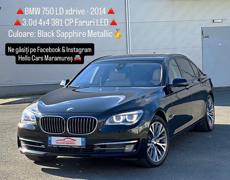 BMW Seria 7 BMW 750L xdrive 381 CP 4 Butoane