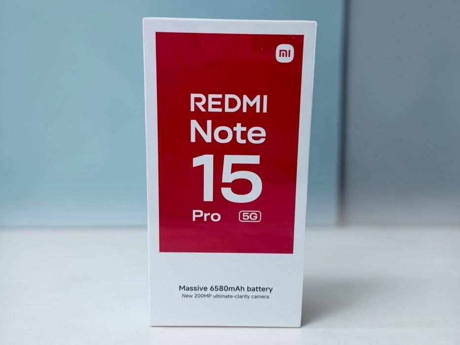 НОВ! Xiaomi Redmi Note 15 Pro 5G 512GB 8RAM Titanium Color 2г. Гаранция!