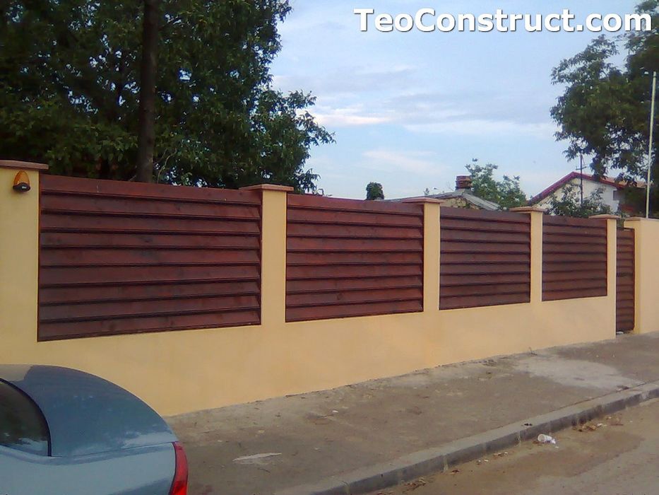 Execut garduri diferite modele și dimensiuni