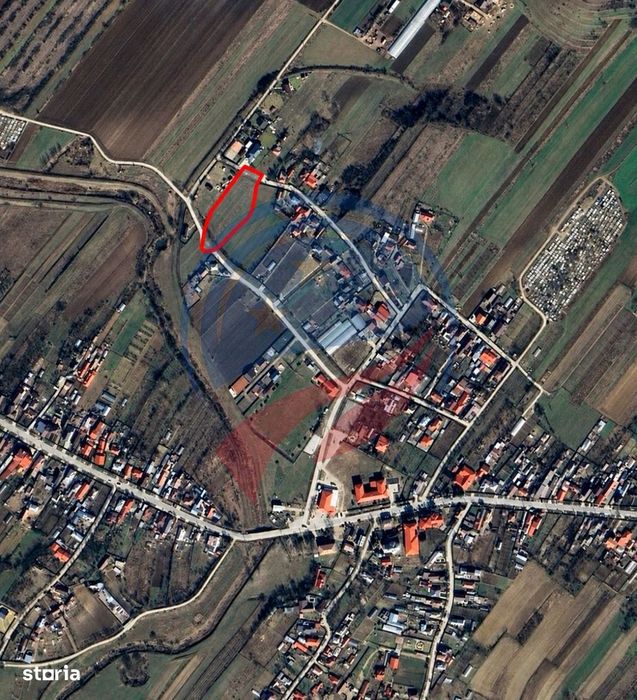 Teren intravilan de vânzare – Pielești Central | 2.100 mp | Acces la 2