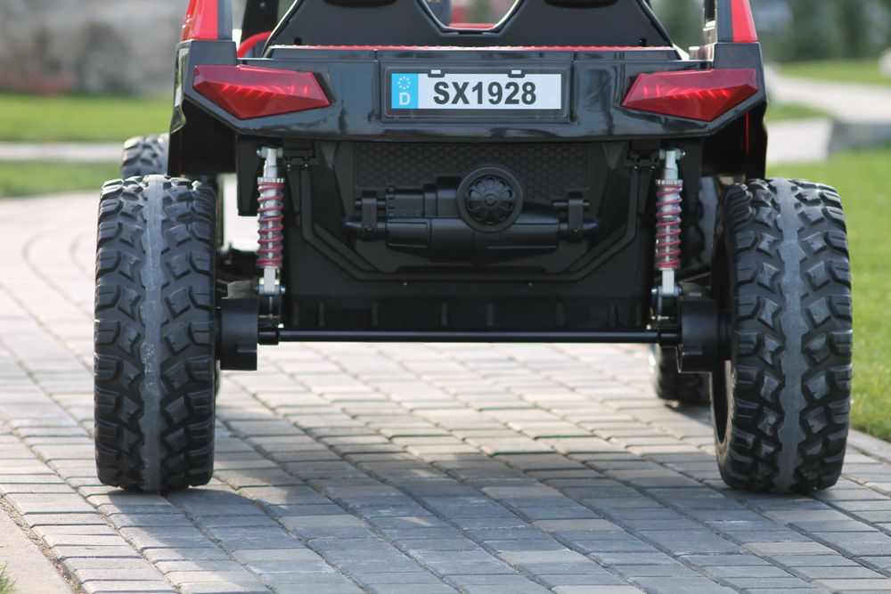 UTV electric cu 4 locuri, Kinderauto XXL Buggy 400W 24V 14Ah RED