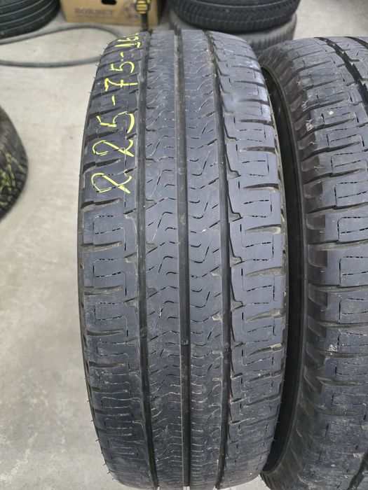 4 Броя Бусови Гуми 225/75/16C Michelin 2x7,2mm 2x6mm 23dot