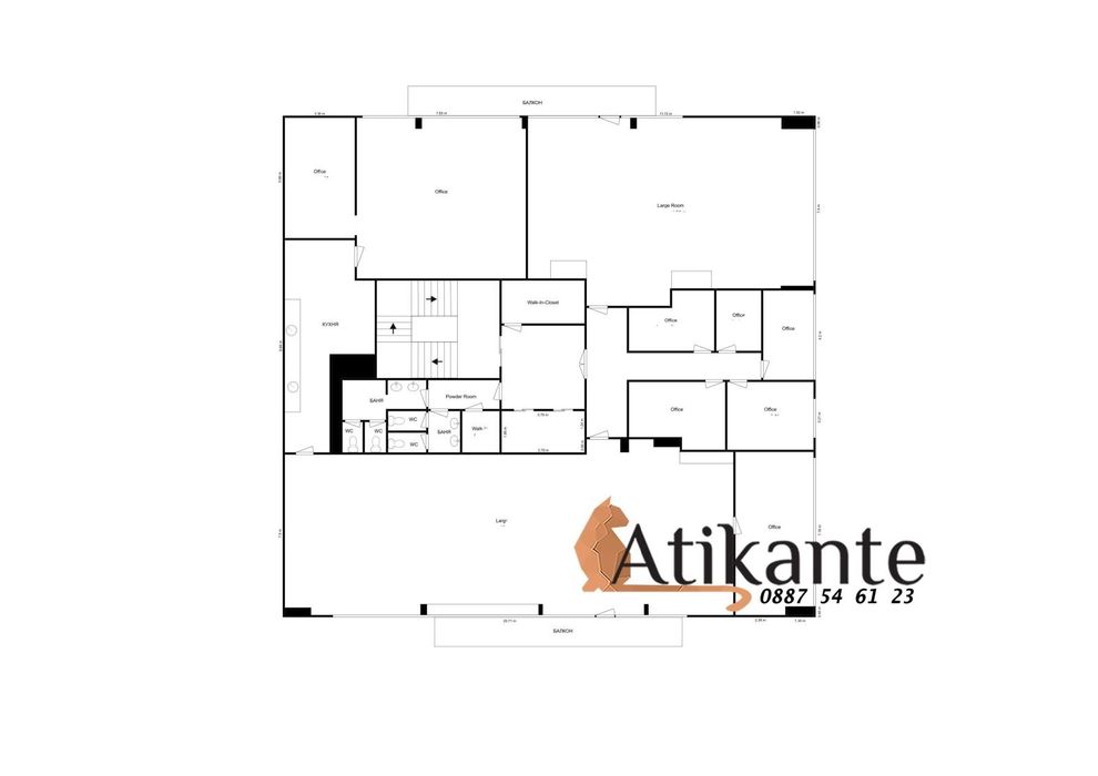 Офис в София-Малинова Долина площ 583 цена 6996