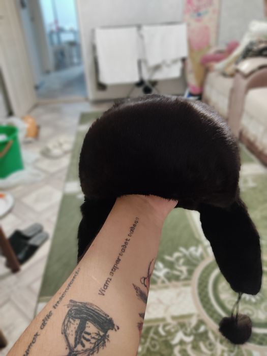 Норка шапка женская