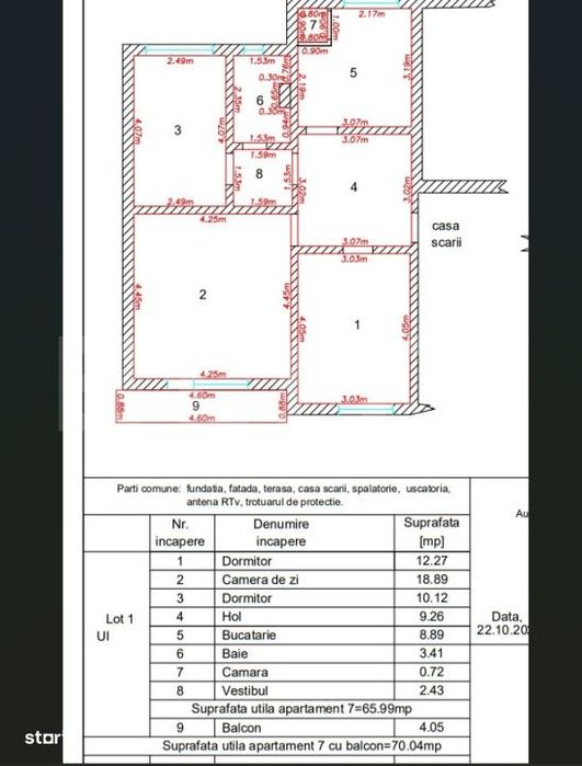 Apartament cu 3 camere decomandate - 66 mp - Deva