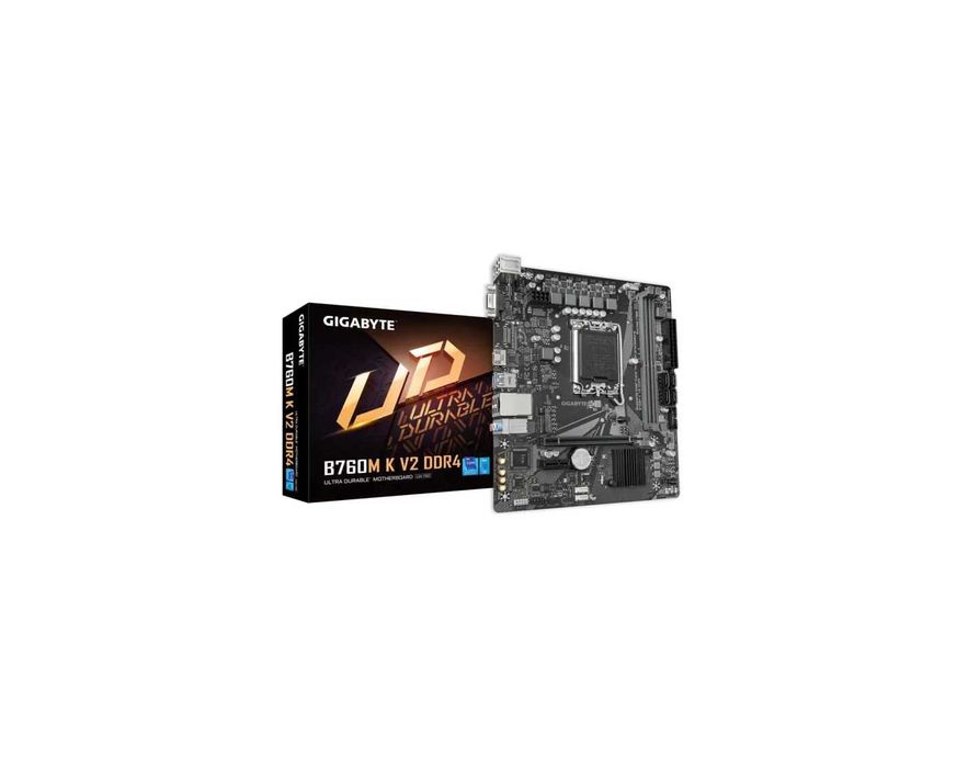 ' Материнская плата GIGABYTE B760M K V2 DDR4 (LGA1700, mATX)
