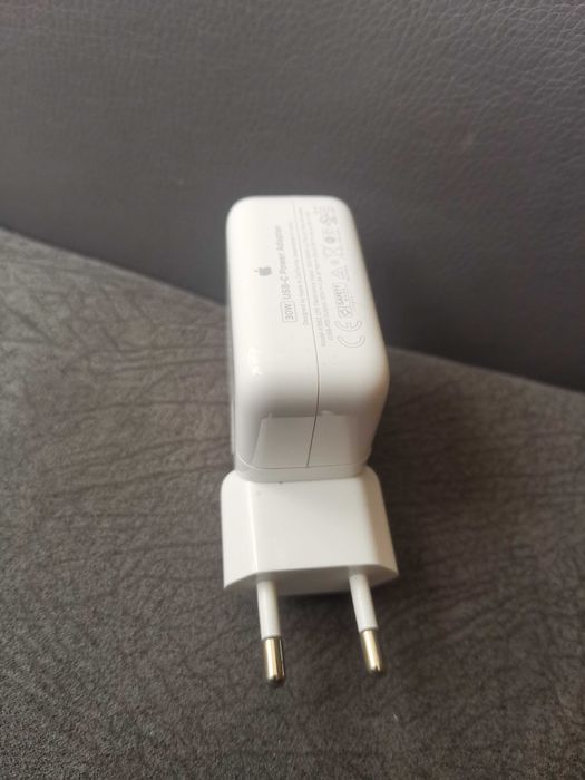 Incarcator Apple USB-C Power Adapter - 30W, Fast Charge, Alb Original