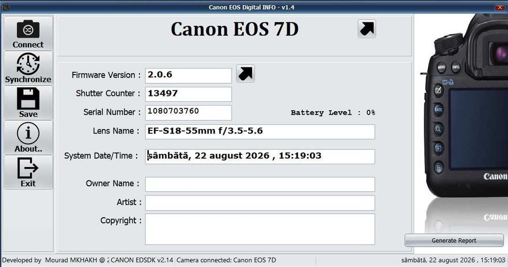 Canon 7D +Obiectiv