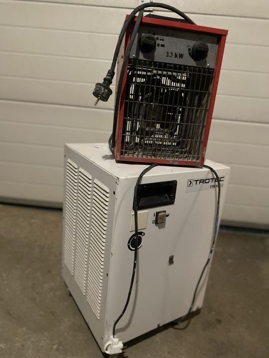 Dezumidificator profesional si aeroterma de caldura de inchiriat