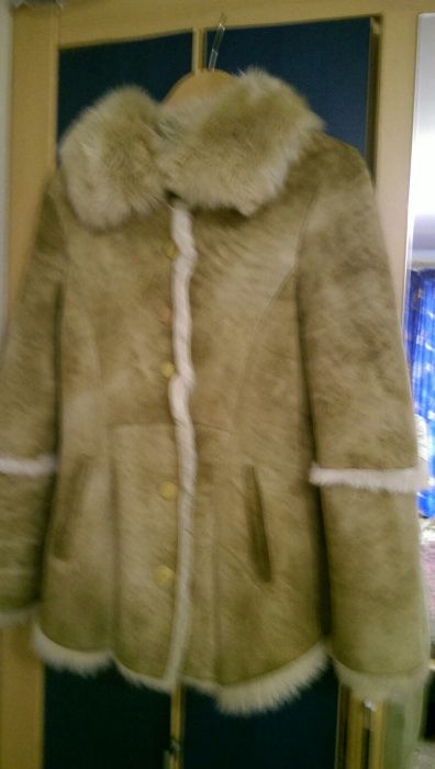 Кожух от естествена кожа испански специална порода агнета