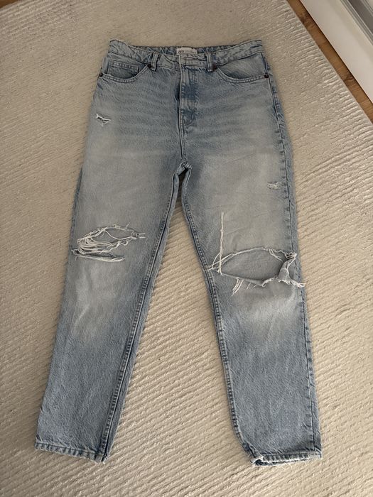 Дънки с камъни,Zara, H&M панталон 36/38/40рр