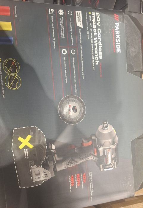 Pistol impact 600 nm Parkside