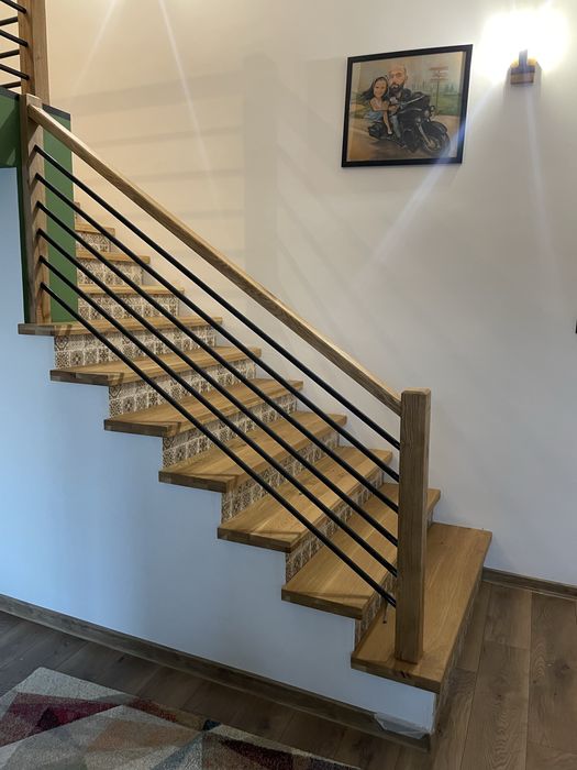 Дървени парапети