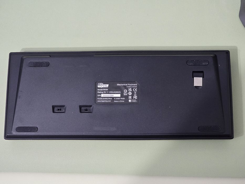 RK ROYAL KLUDGE RK84-DE – Tastatură mecanică 75% RGB Bluetooth