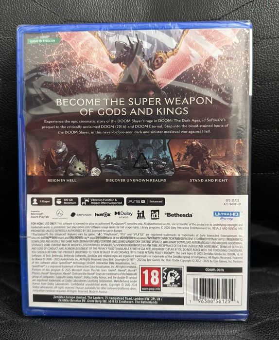 Vand / Schimb Doom The Dark Ages PS5 + Jocuri PS4/PS5