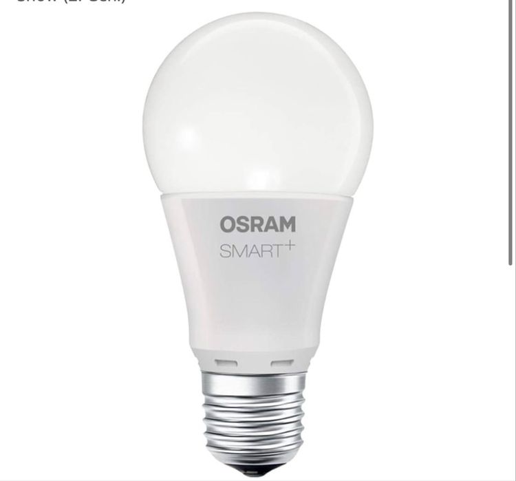 OSRAM Smart+ LED, lampă ZigBee cu soclu E27, alb cald,