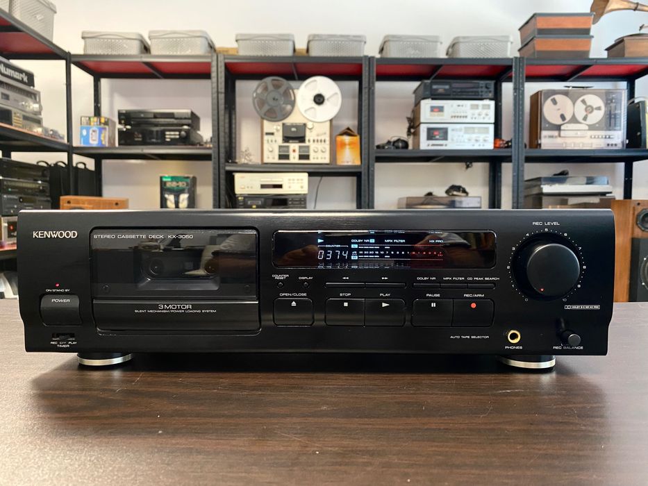 Тримоторен касетен дек Kenwood