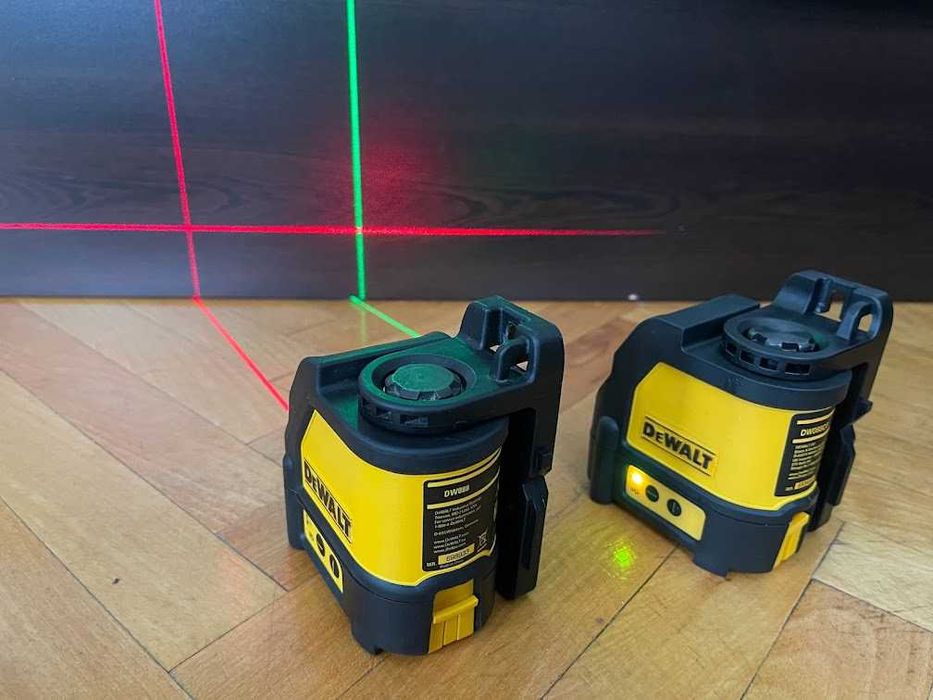 Нов зелен лазерен нивелир Парксайд Parkside внос от Германия с тринога