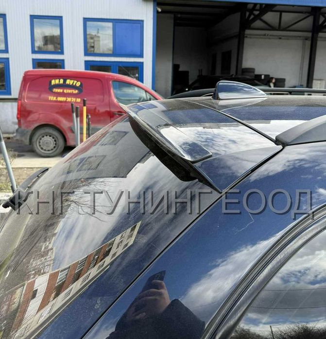Лип спойлер за багажник бмв е61 комби / добавка за задна врата / bmw e61 spoiler kombi