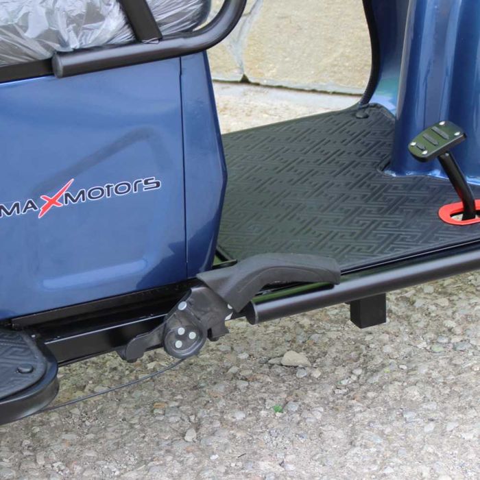Двуместна CARGO електрическа триколка Max Motors CARGO LUX 1500W BLUE