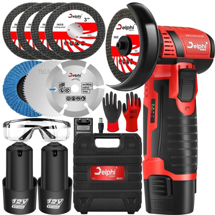 Mini polizor unghiular ,2 acumulatori 12v-2ah!
2x baterie 12V 2Ah
Mini