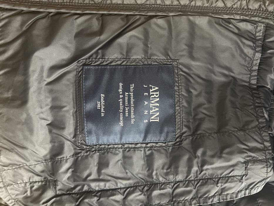 Jacheta barbati Armani Jeans marime M tip light puffer