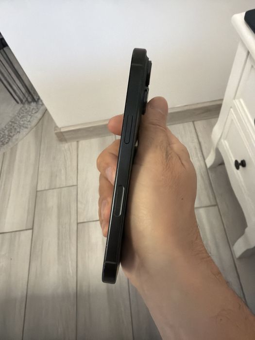 iphone 16 pro black titanium 256gb impecabil, baterie 100%
