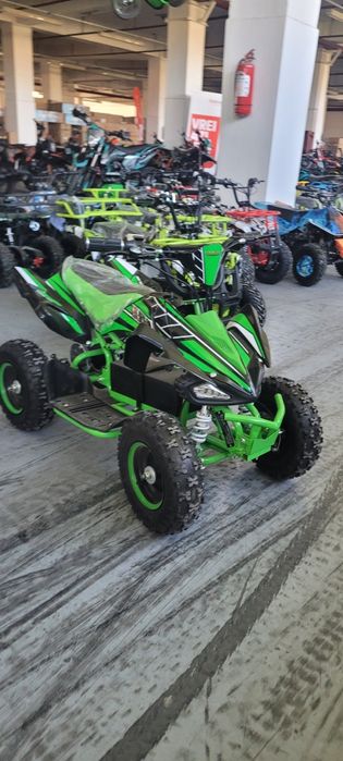 Atv 800w 36v nou cu garantie si livrare in tosta tara 
3 BATERII
Roti pe 6 inch
Faruri cu LED
Schimbator de viteză cu 3 viteze( selectabile cu che