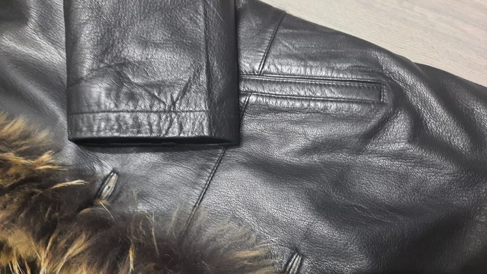 Мужская дубленка (волк)