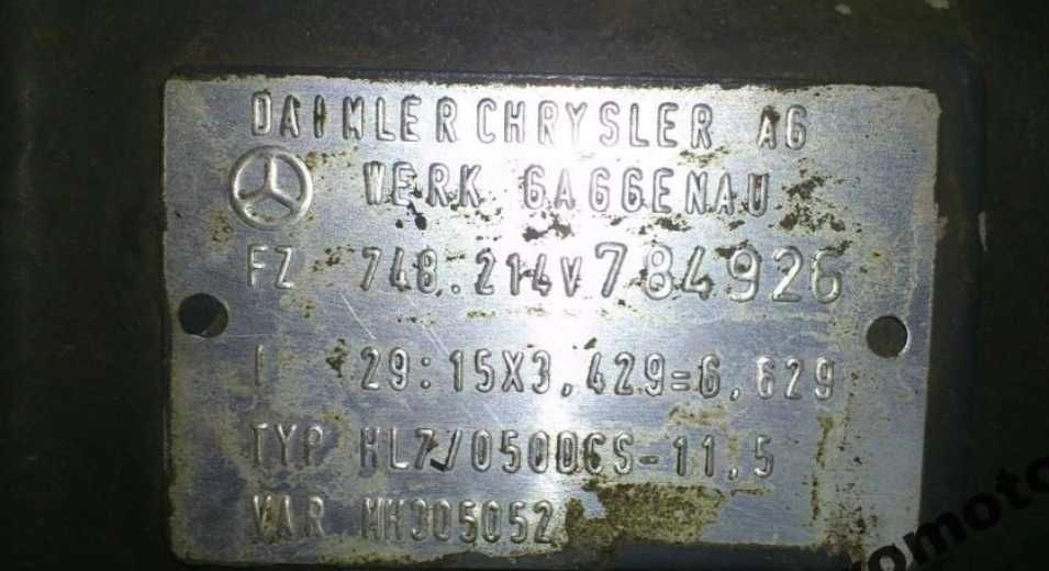 Diferential camion Mercedes OM501 OM502 Actros V8 - Piese originale Mercedes