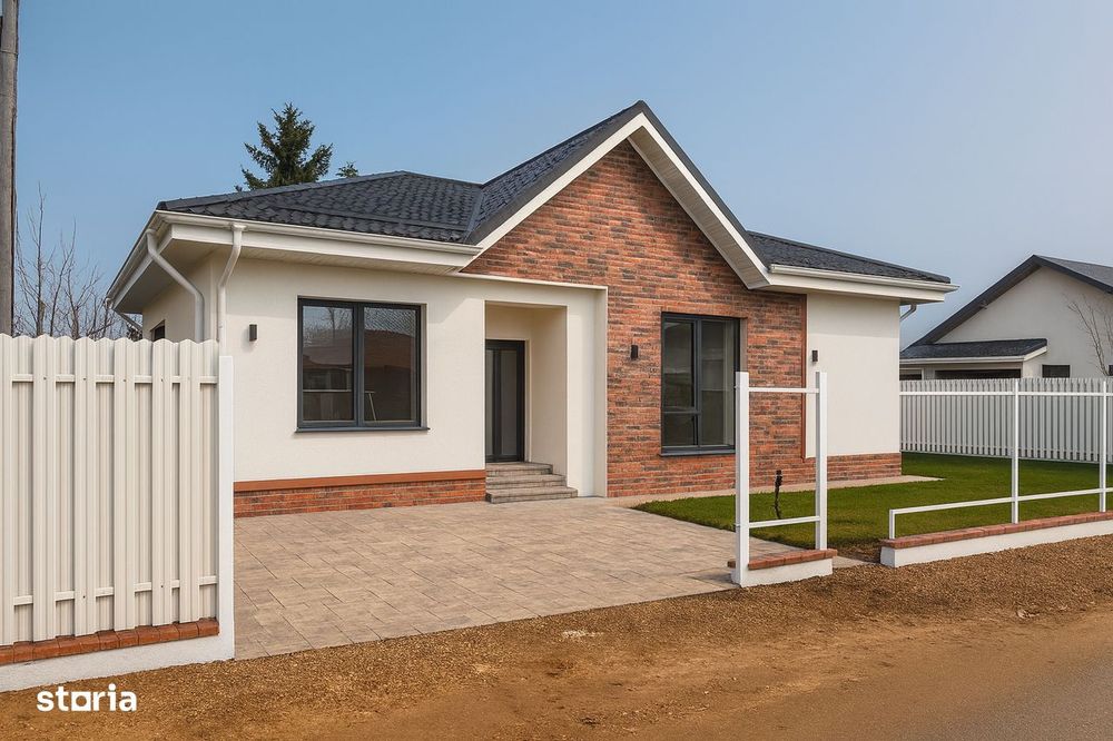 Casă parter 4 camere, acces civilizat + utilități publice, canalizare