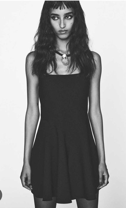 Zara little black dress размер С