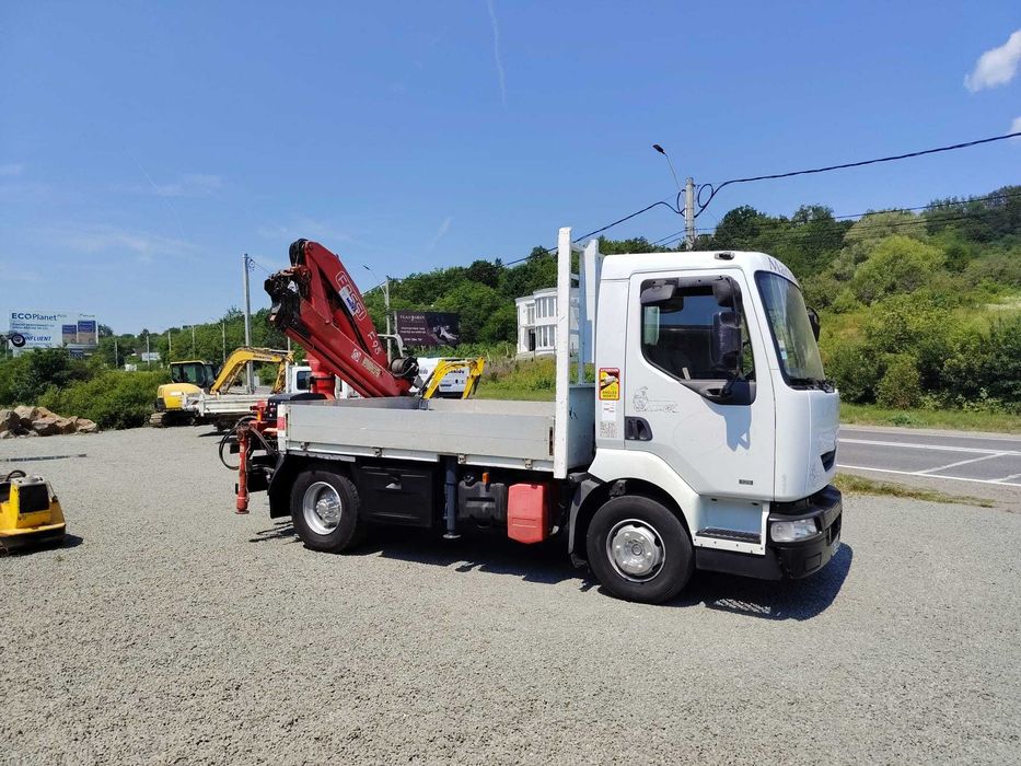 Renault Midlum 135 Bena cu Macara Fassi F95 An Fabricatie 2001 Kilometraj 274264 Km