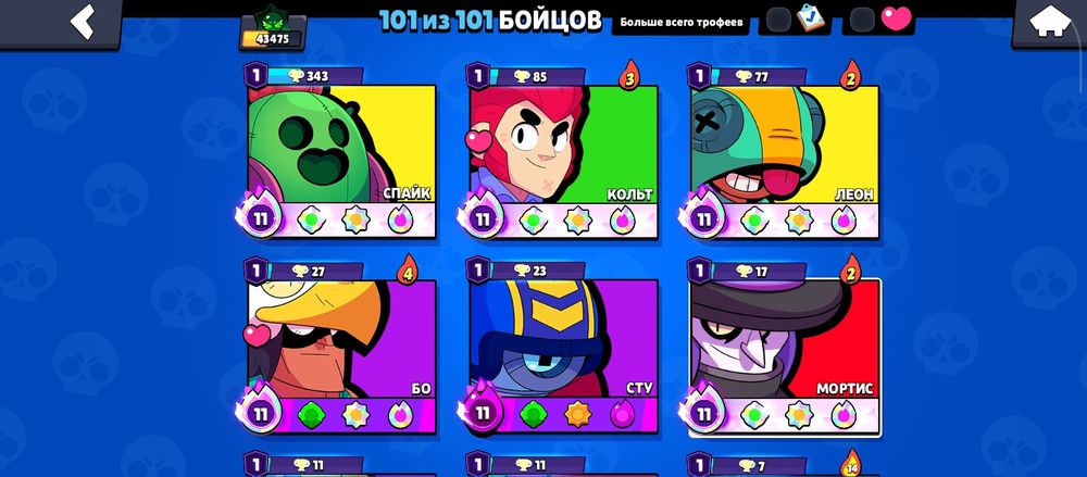 Продам аккаунт в бравл старс