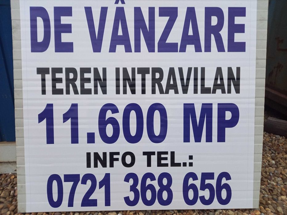 Teren intravilan cu potențial de dezvoltare