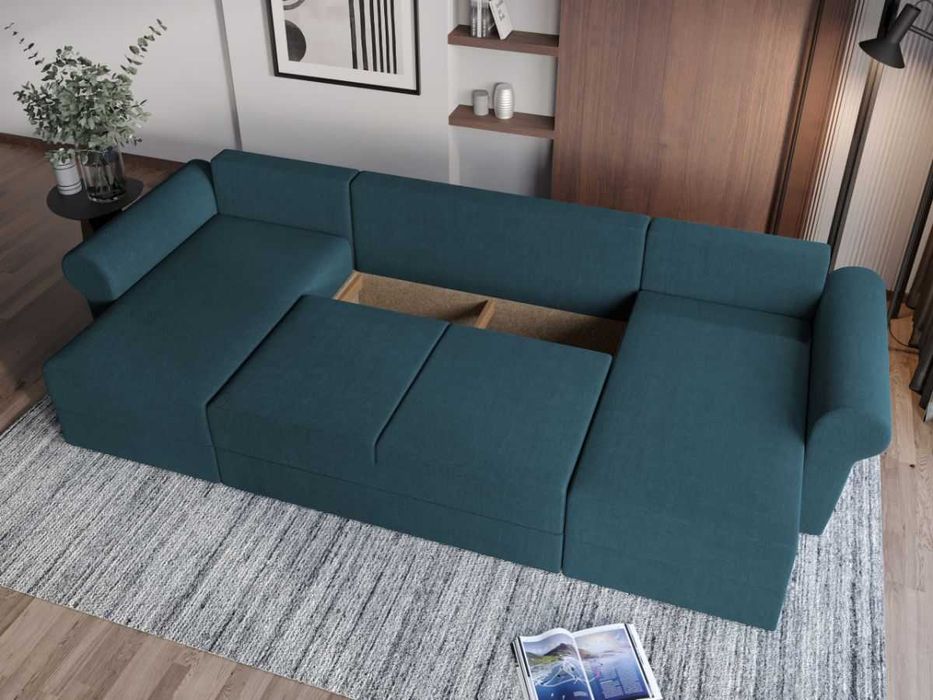 Coltar U Extensibil Bonito turcoaz - Transport Gratuit in 4-10 zile